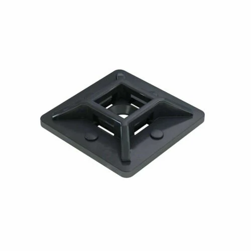 100pack of Black Self Adhesive Cable Tie Mounts