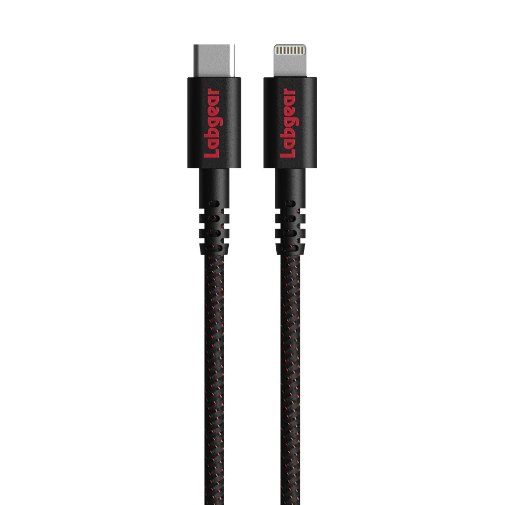 1m Rugged USB-C to Lightning Cable with Kevlar Fiber [MFi-Certified]