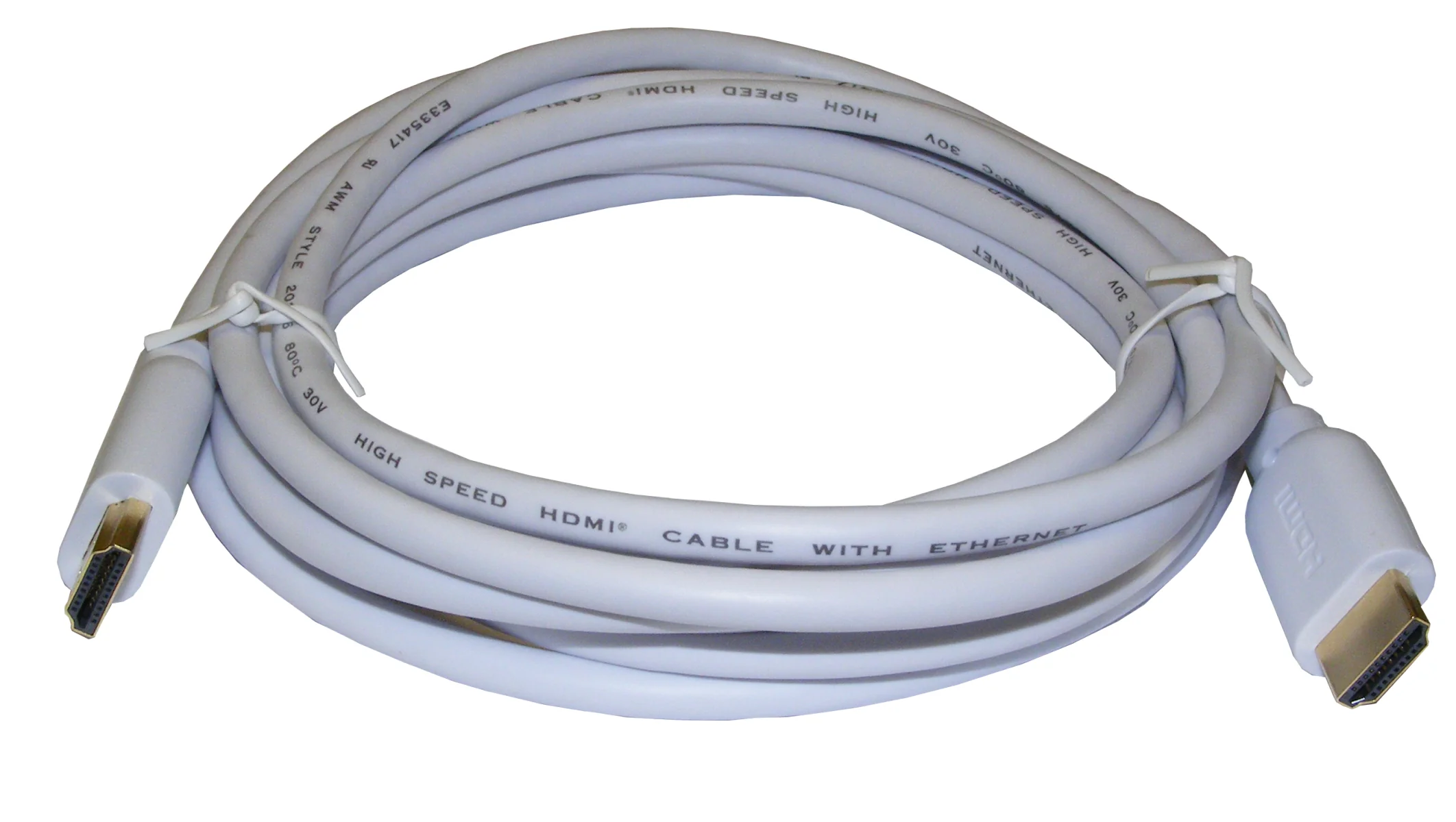 5m HDMI Lead 2.0 3D/2160P WHITE