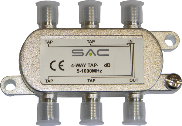 4 way tap. 16dB. Class A shielded