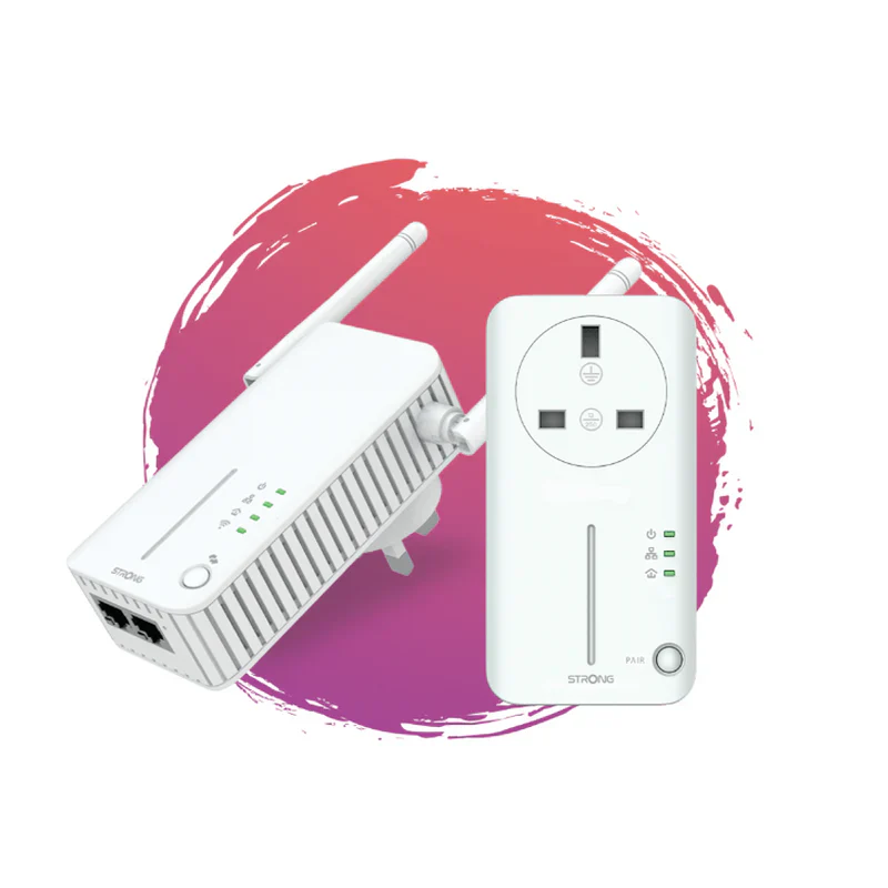 Strong AV600 WI-FI Passthrough Powerline Kit - Image 3