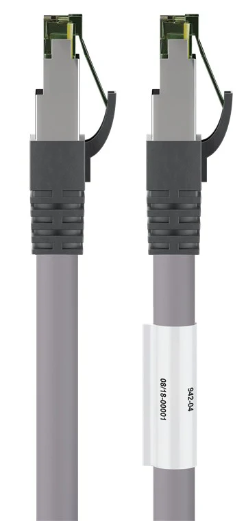 CAT 8.1 patch cable, S / FTP (PiMF), gray, 0.5 m - Image 3