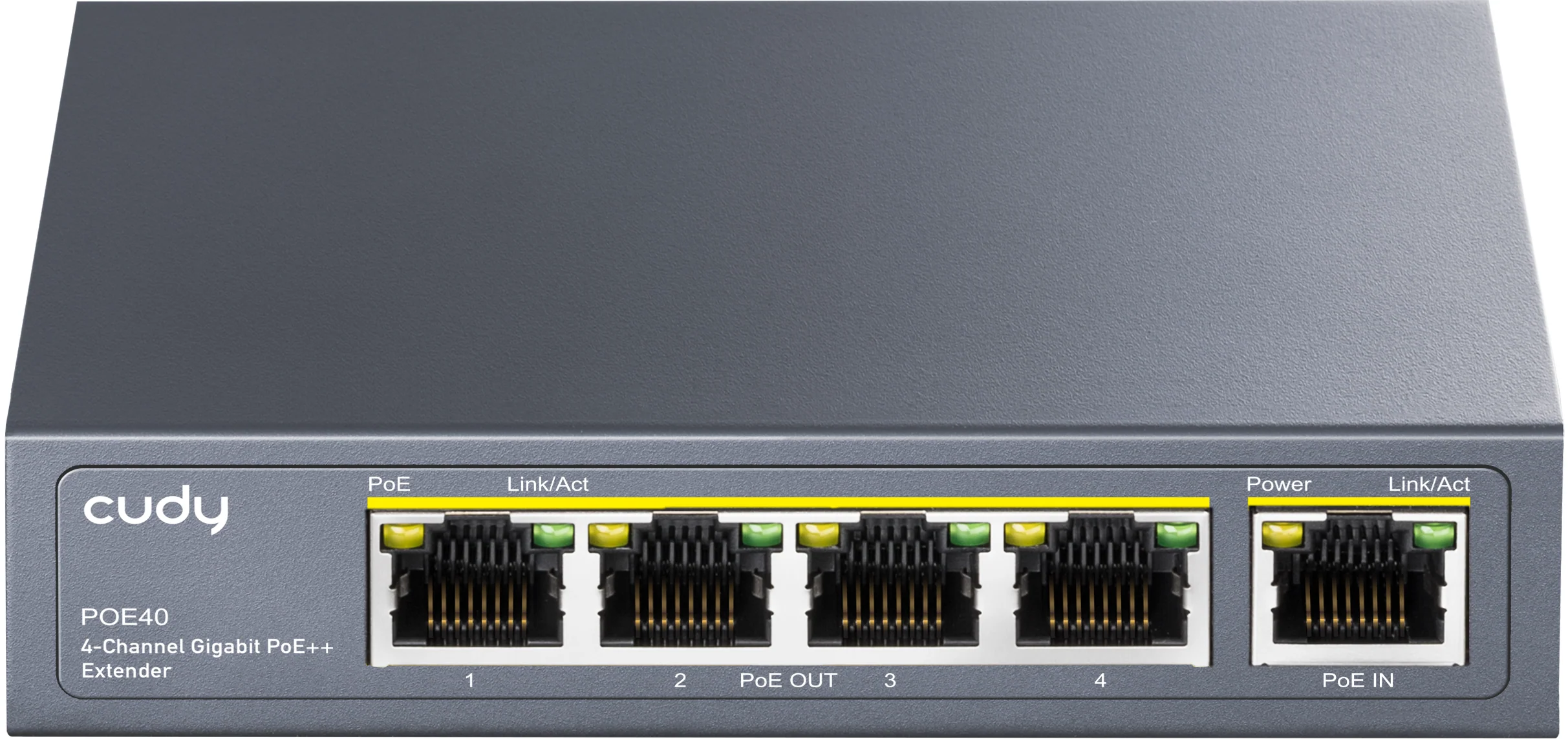Cudy 4 Port Gigabit PoE+ Extender - Image 2