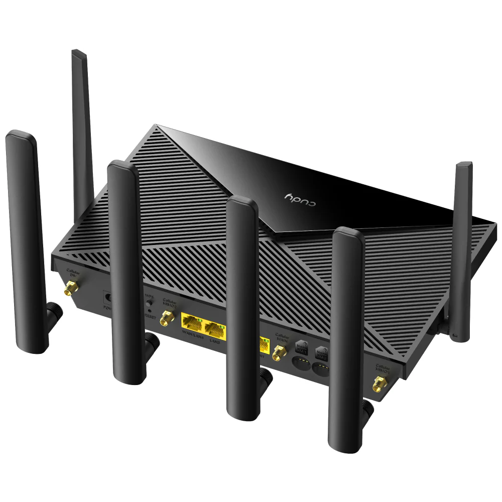 Cudy 4G LTE-A PRO Cat18 1800mbps WiFi 6 Router with Mesh / Dual Sim / WAN Failover - Image 3