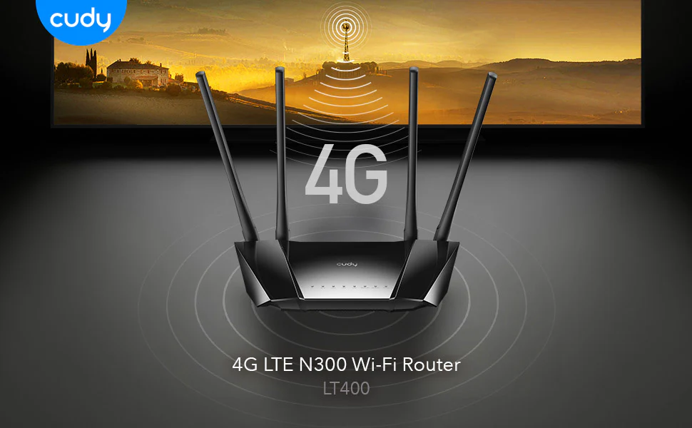 Cudy 4G LTE Cat4 300Mbps WiFi Router - Image 3