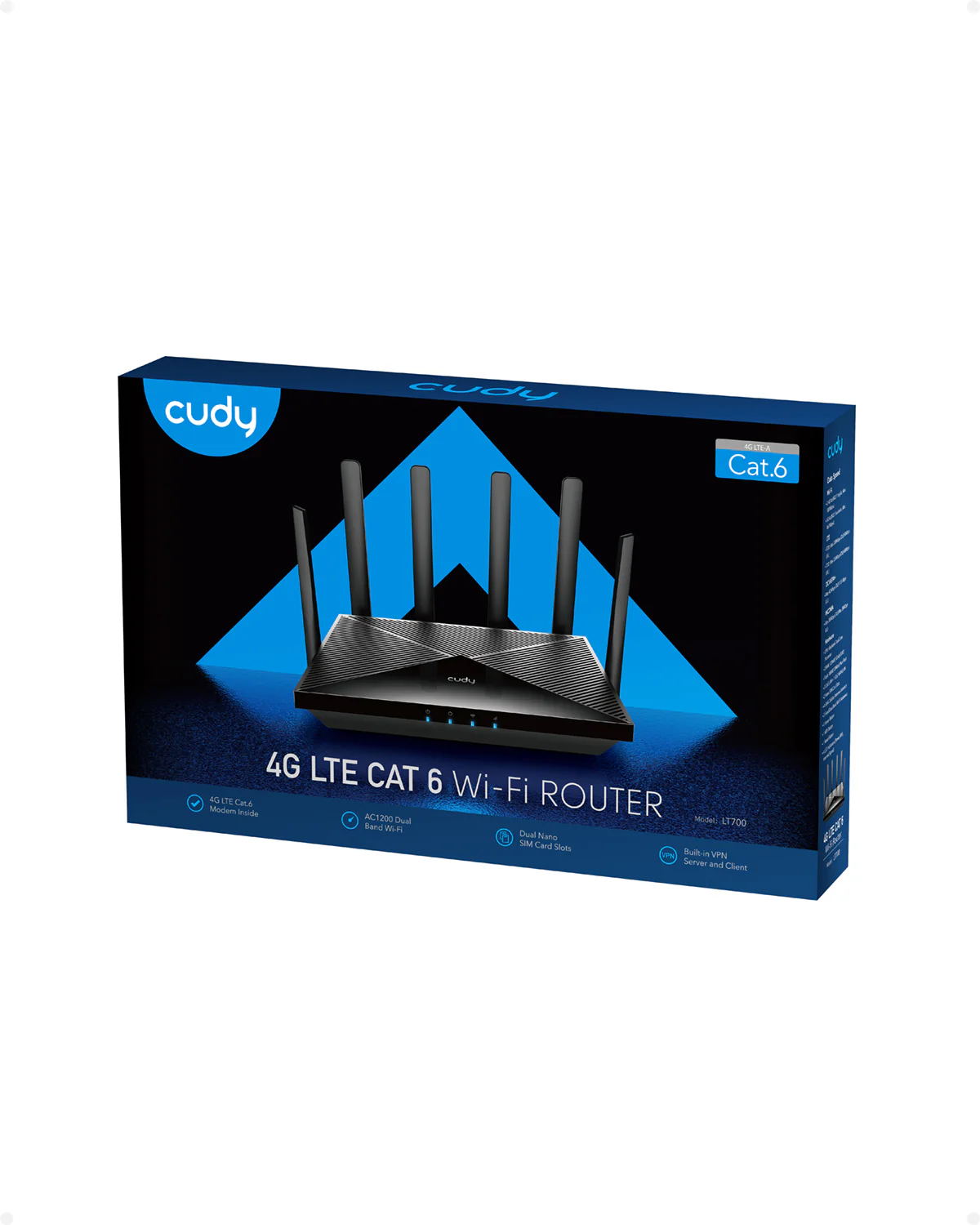Cudy 4G LTE Cat6 1200mbps WiFi Router with Mesh / Dual Sim / WAN Failover - Image 2