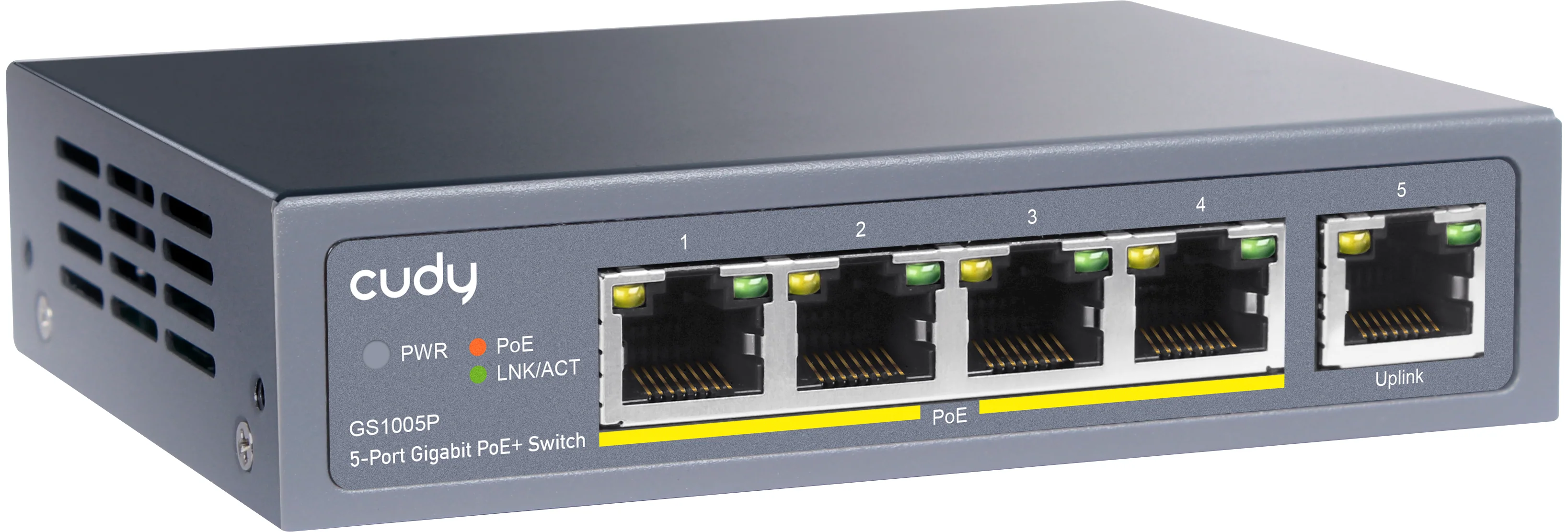 Cudy 5 Port Gigabit PoE Switch 60W - Image 3