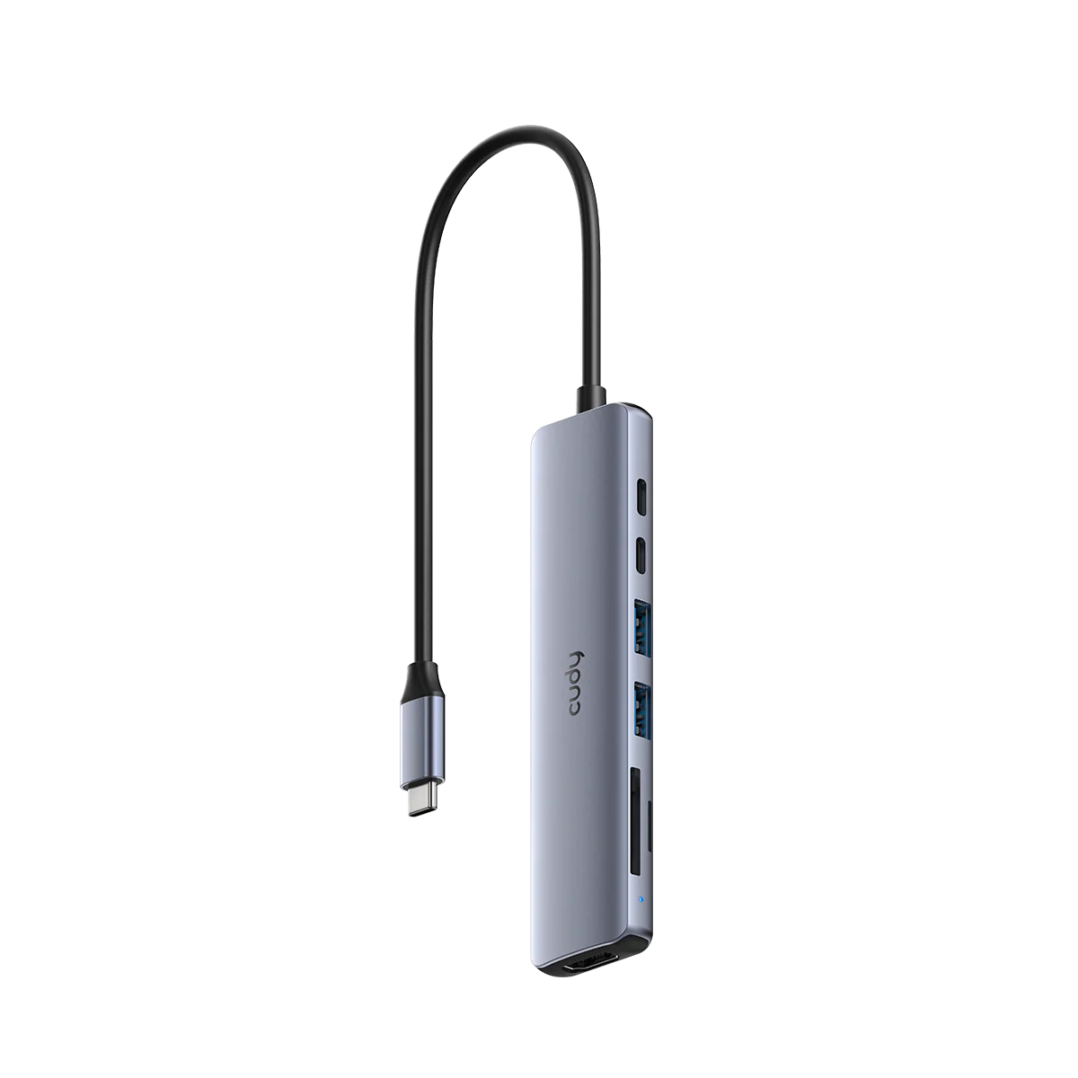 Cudy 7 in 1 USB-C Hub with SD/TF, 4K HDMI UH407