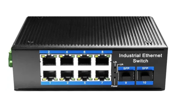 Cudy 8 Port Gigabit Industrial PoE Switch with 2 GB SFP Ports 240W