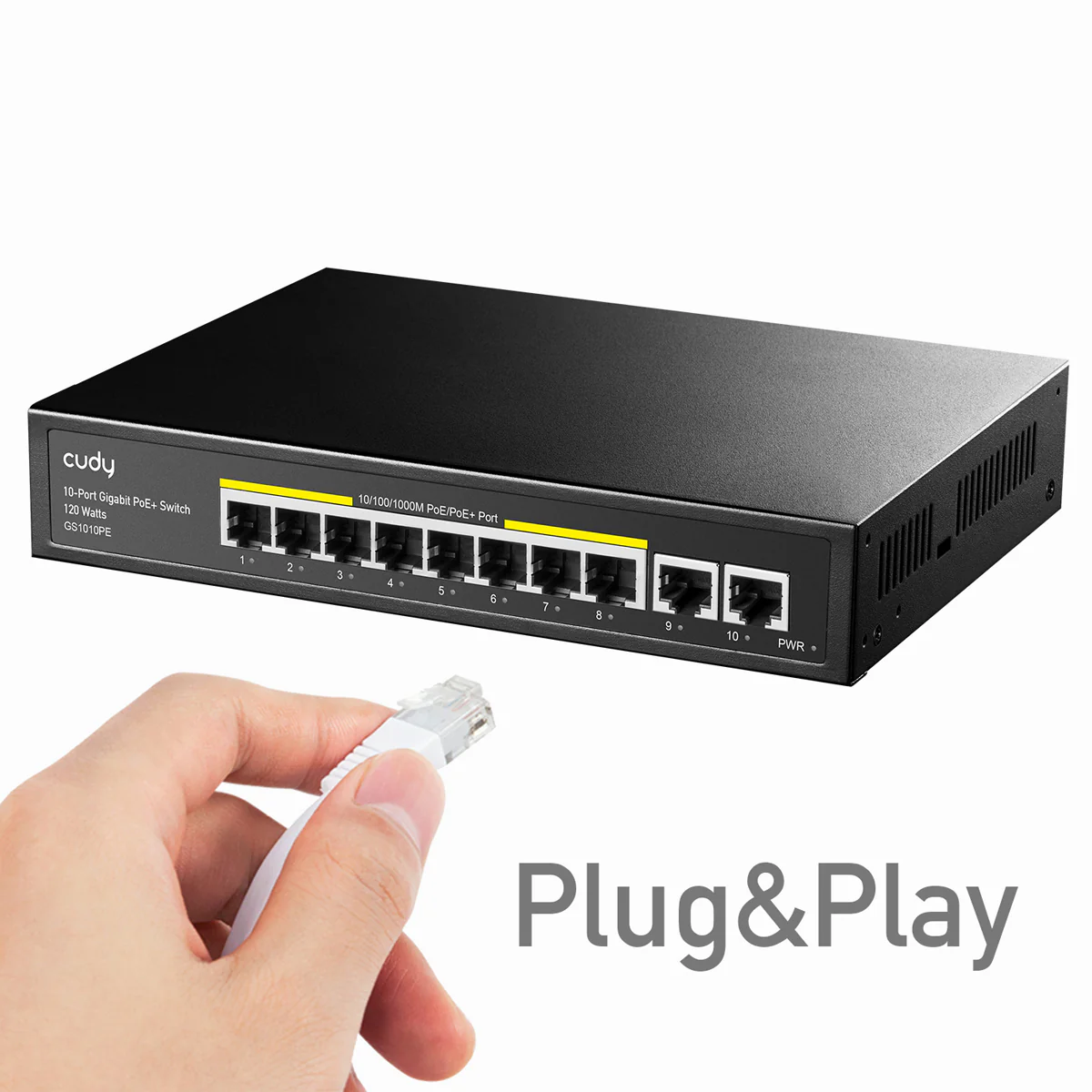 Cudy 8 Port Gigabit PoE Switch + 2 Uplink 120W - Image 8