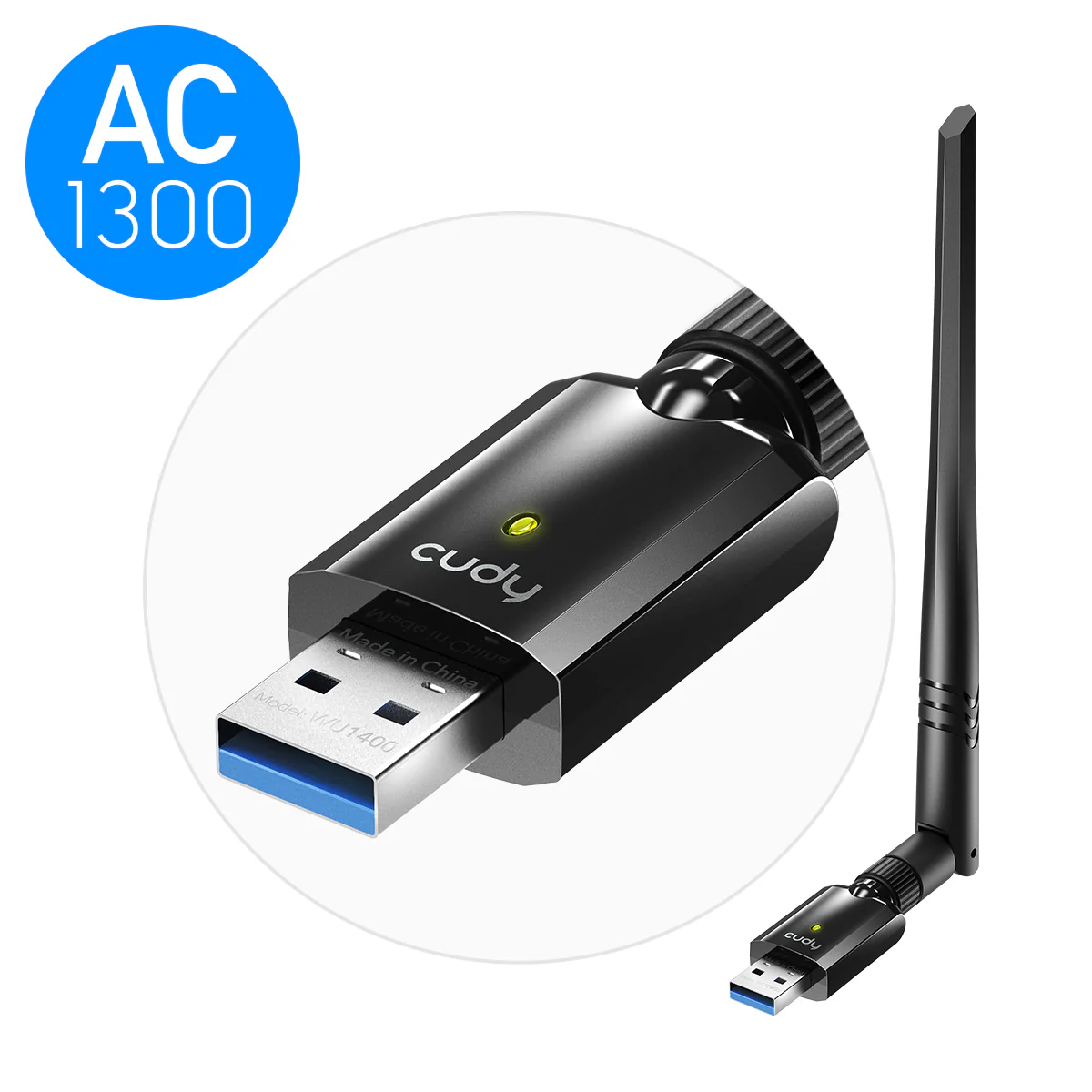 Cudy AC1300 High Gain Dual Band USB Wi-Fi Adapter - Image 4