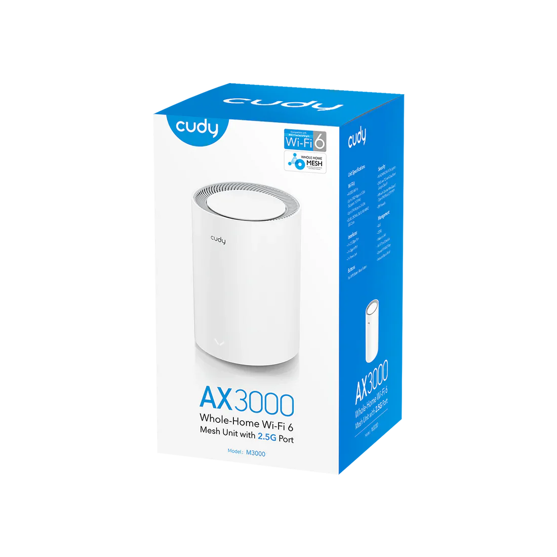 Cudy AX3000 Dual Band 2.5GB Wi-Fi 6 Mesh System (1 Pack) - Image 2
