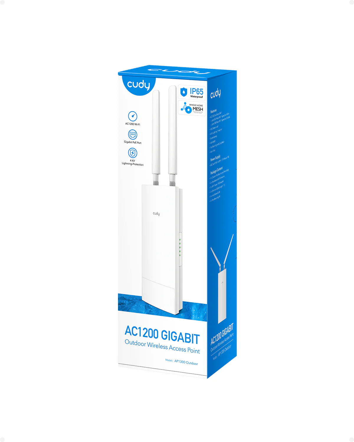 Cudy Outdoor AC1200 Gigabit PoE Wireless Access Point with Mesh (Includes PoE Injector) - Image 6