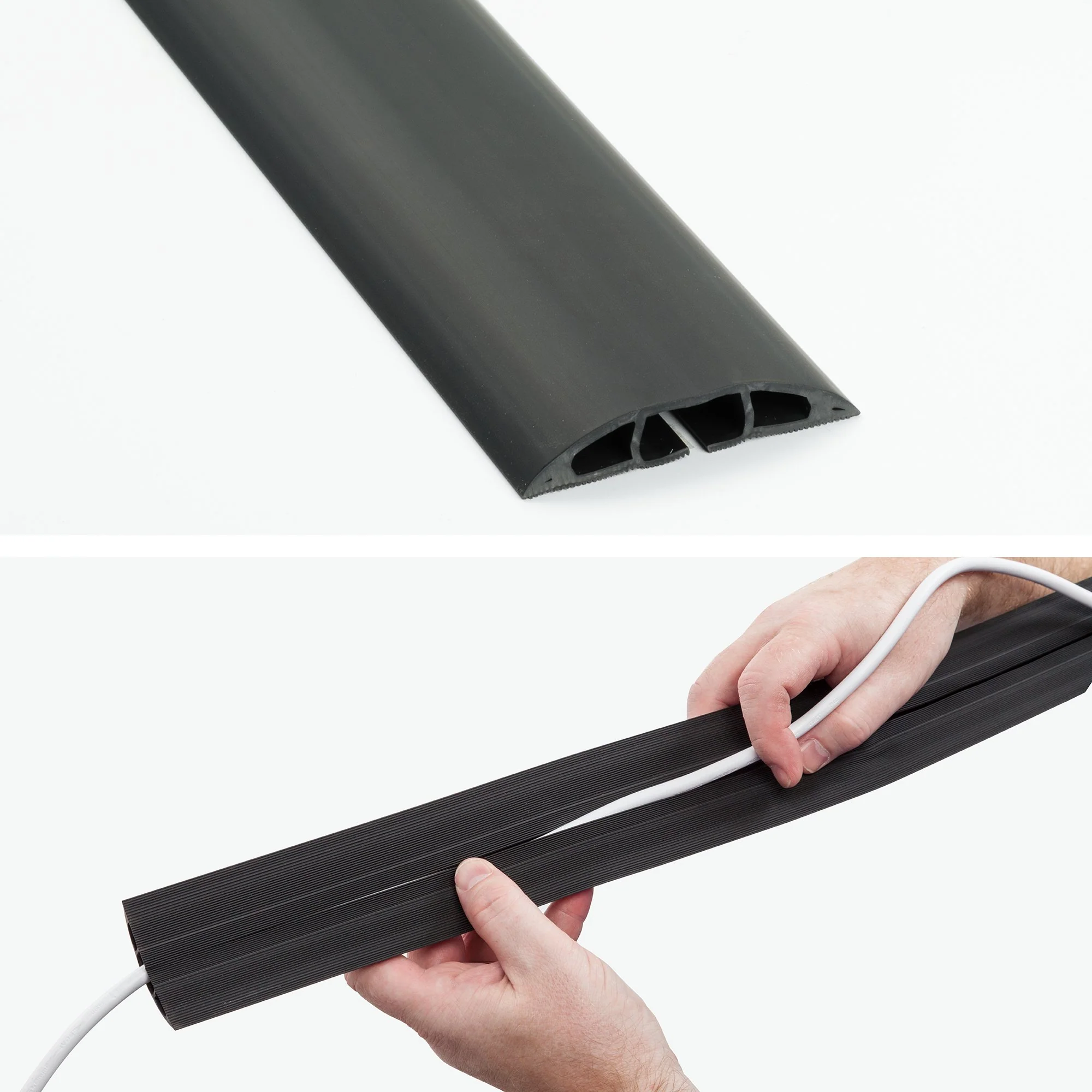 D-Line Floor Cable Cover light duty Black - Image 3