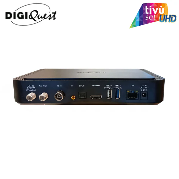 Tivusat Digiquest Q99 4K Italian TV Receiver & card - Image 4
