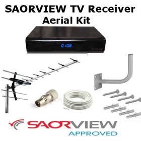 Irish Digital TV Box & Aerial Kit