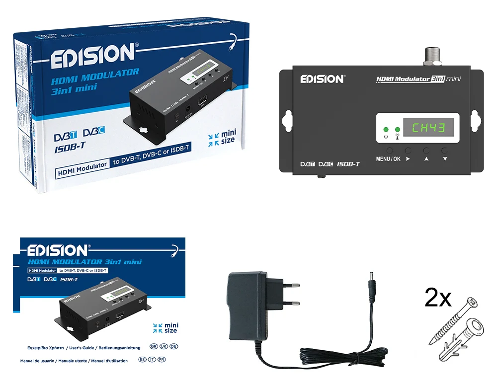 Edision HDMI MODULATOR 3 in 1 mini - Image 2