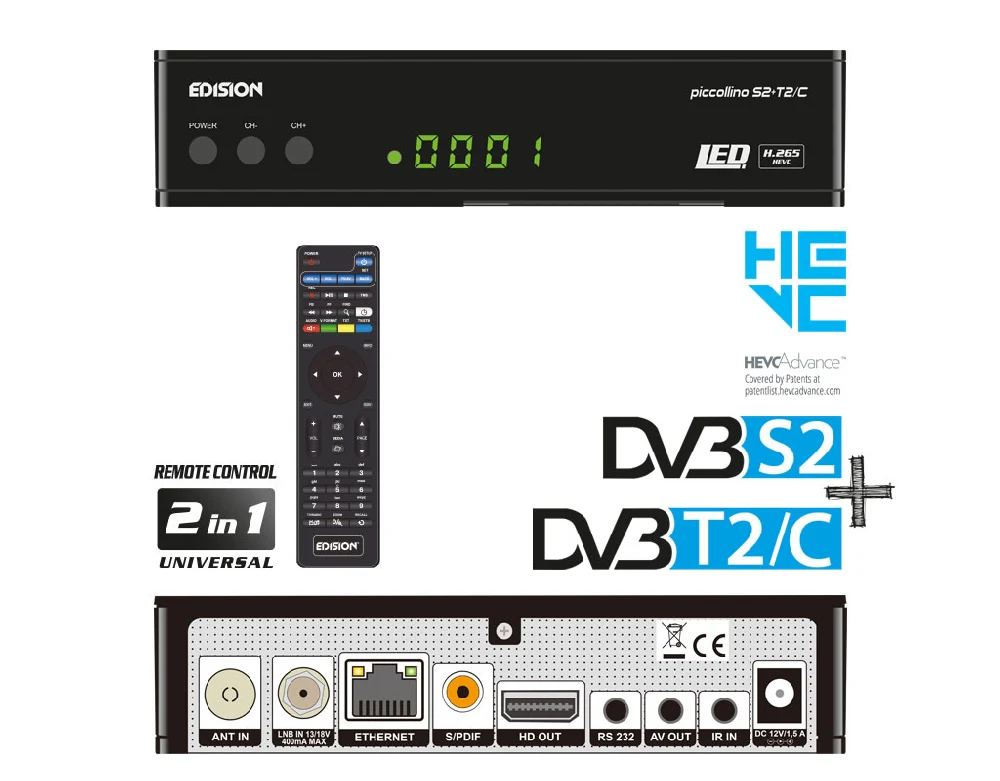 Edision Piccollino Combo Receiver (New Edition) - Image 6