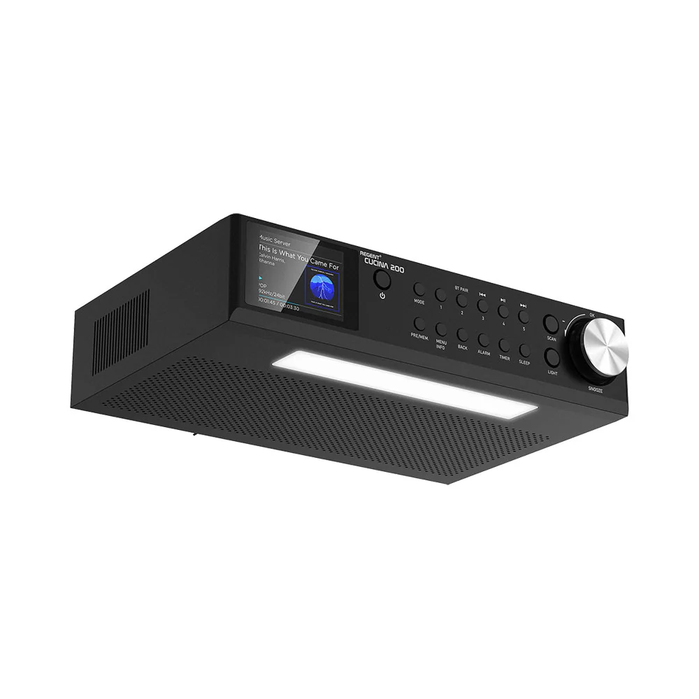 Ferguson Regent Cucina Kitchen FM Bluetooth Radio (Black) - Image 4