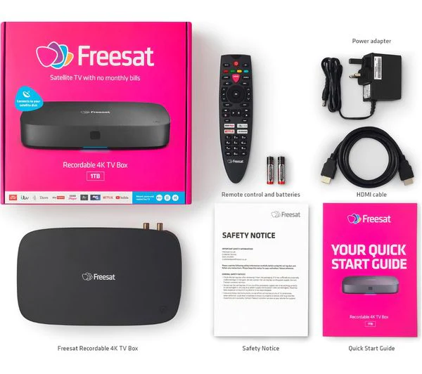 *GRADED-A* FREESAT 4K Ultra HD PVR 1TB - Image 4