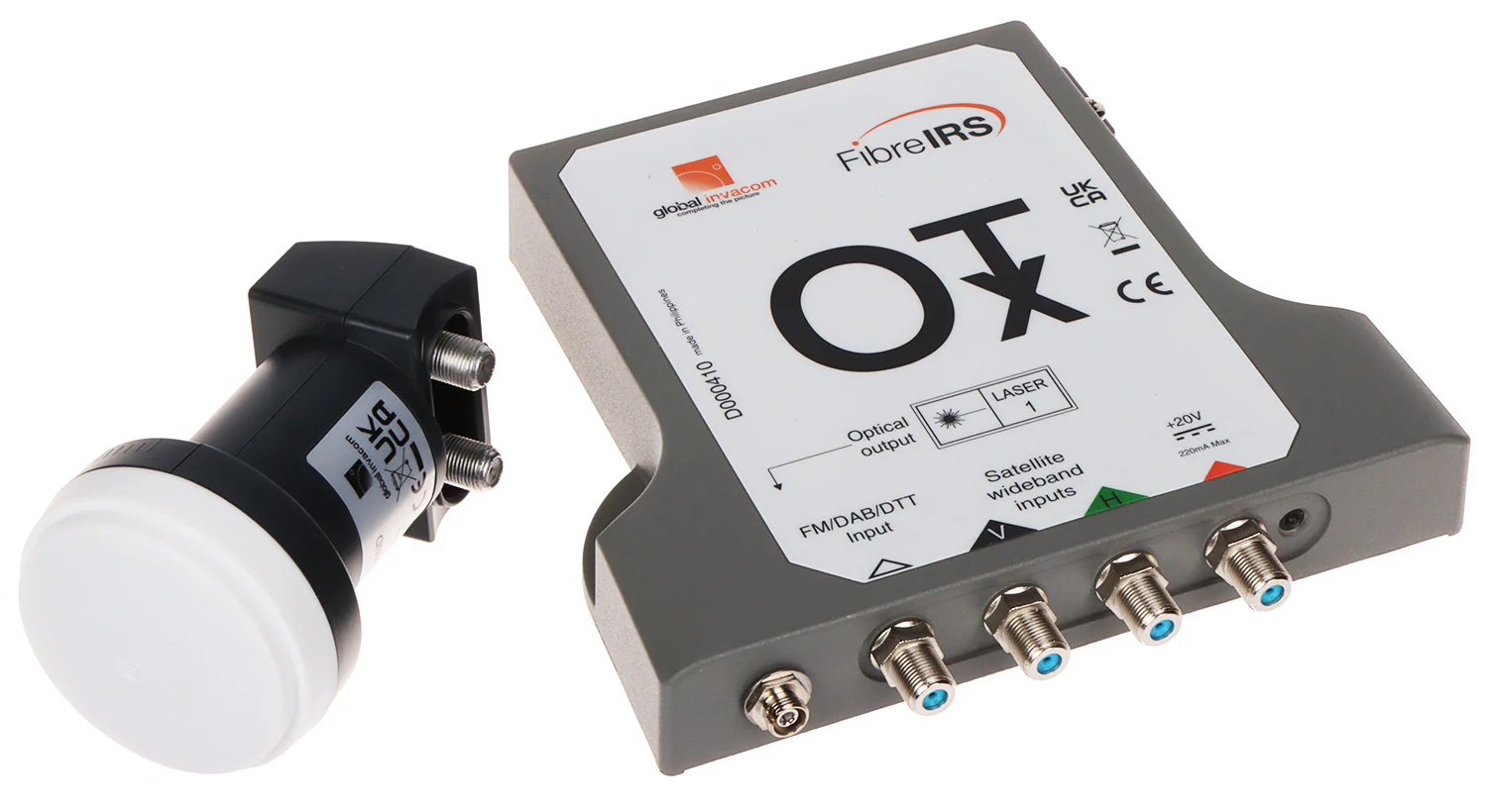 Global Invacom OTx Kit 1310nm + Quattro GTU Unit
