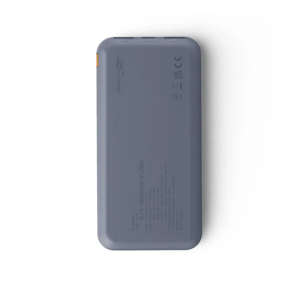 GP Powerbank 10,000mAh B10B, 3 Port, 15W, USB-A, USB-C - Image 2