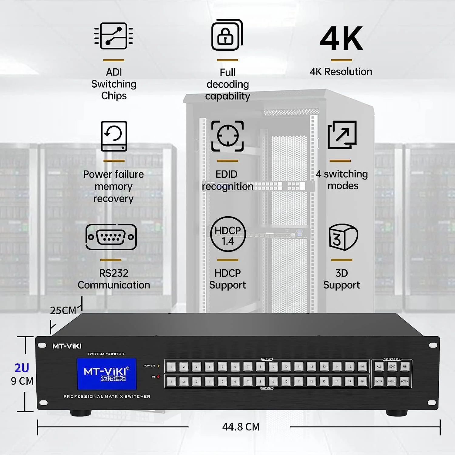 16 x 16 HDMI Matrix 4K (MT-VIKI) - Image 3