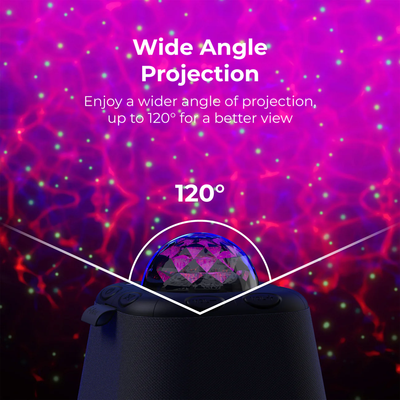 iBox Astral Bluetooth Speaker & Star Projector - Image 3
