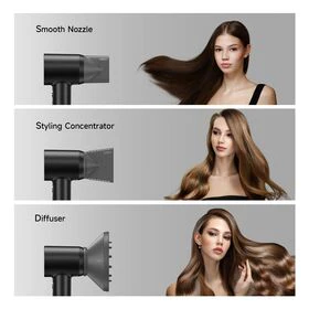 Laifen Swift Special - High Speed Hairdryer with 3 Nozzles (Black) - Image 5