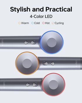 Laifen Swift Special - High Speed Hairdryer with 3 Nozzles (Silver Blue) - Image 8