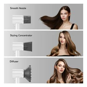 Laifen Swift Special - High Speed Hairdryer with 3 Nozzles (White) - Image 5