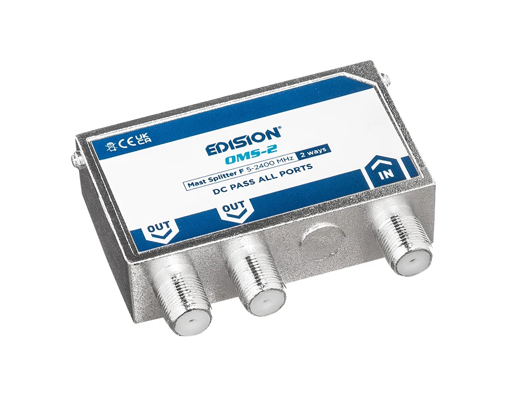MAST SPLITTER 2 ways F 5-2400Mhz OMS-2 - Image 7