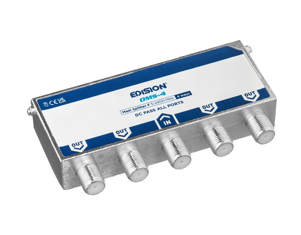 MAST SPLITTER 4 ways F 5-2400Mhz OMS-4 - Image 8