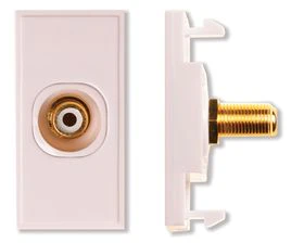 Single White RCA Module