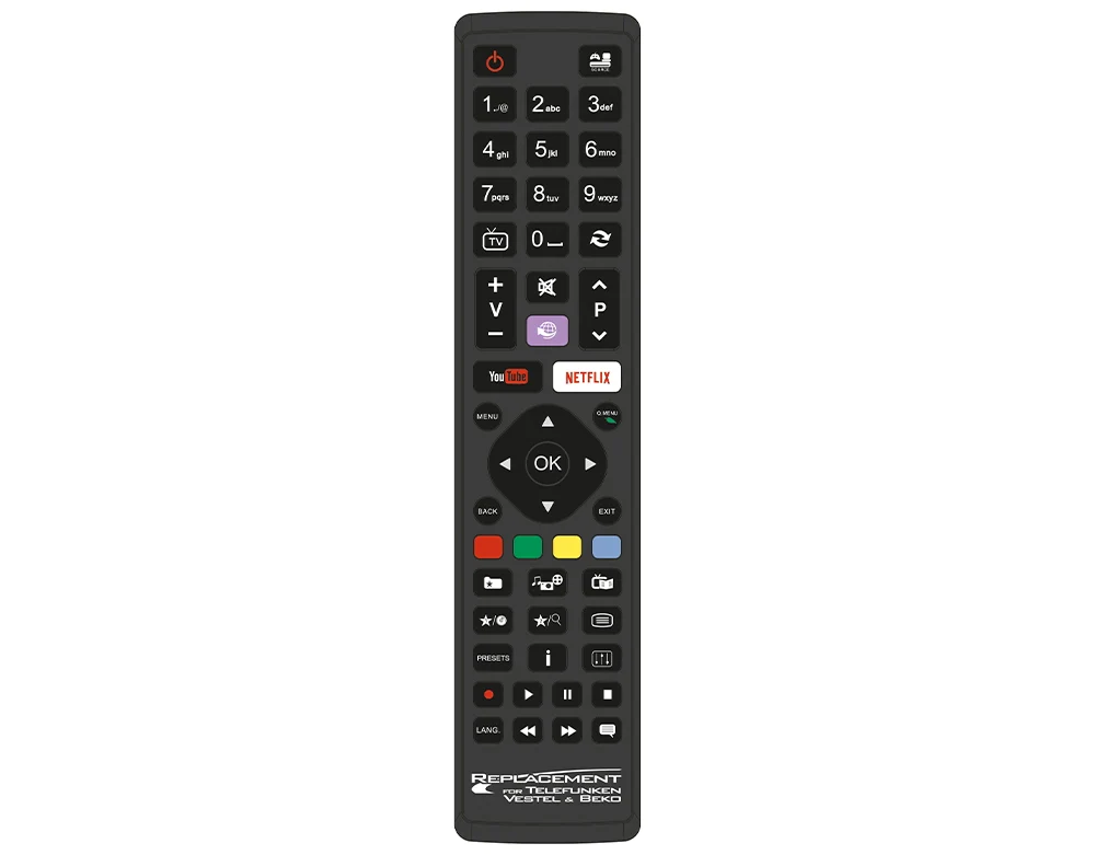 RCU JollyLine Replacement TELEFUNKEN/VESTEL/BEKO