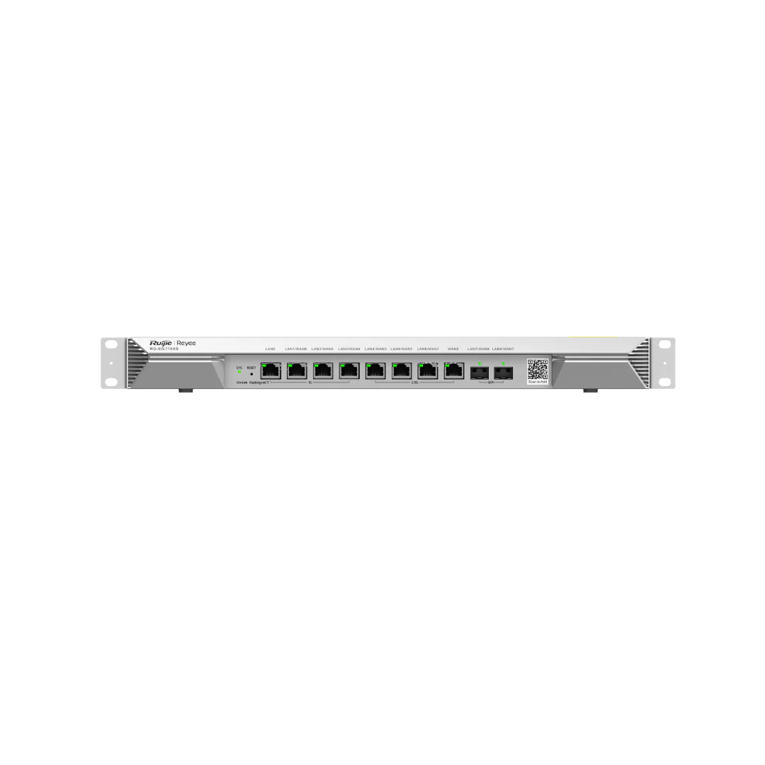 Reyee 10 Port Cloud Managed Rack Mountable Router / 3Gbps Throughput / 10G SFP+ / 2.5G Ethernet
