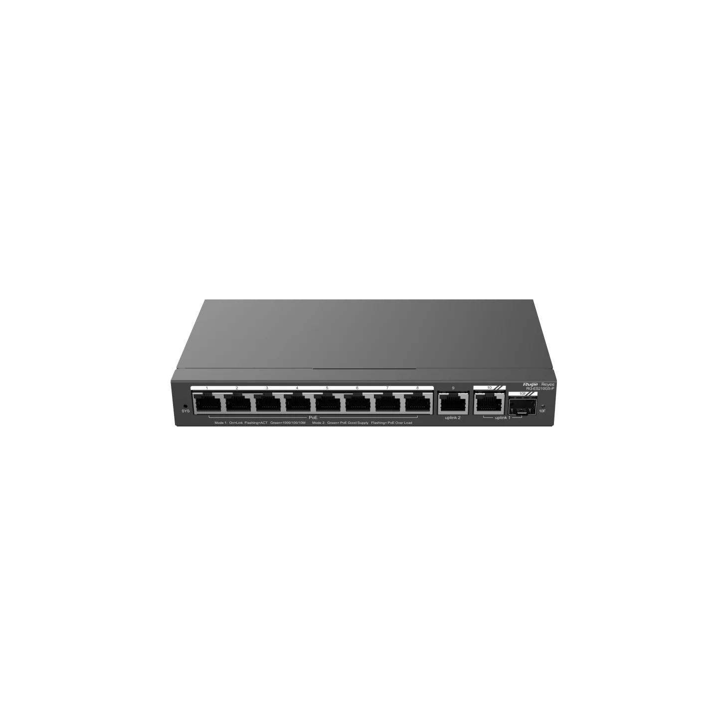 Reyee 10 Port Gigabit PoE+ Smart Switch with SFP Port - Cloud Managed Switch, 120W