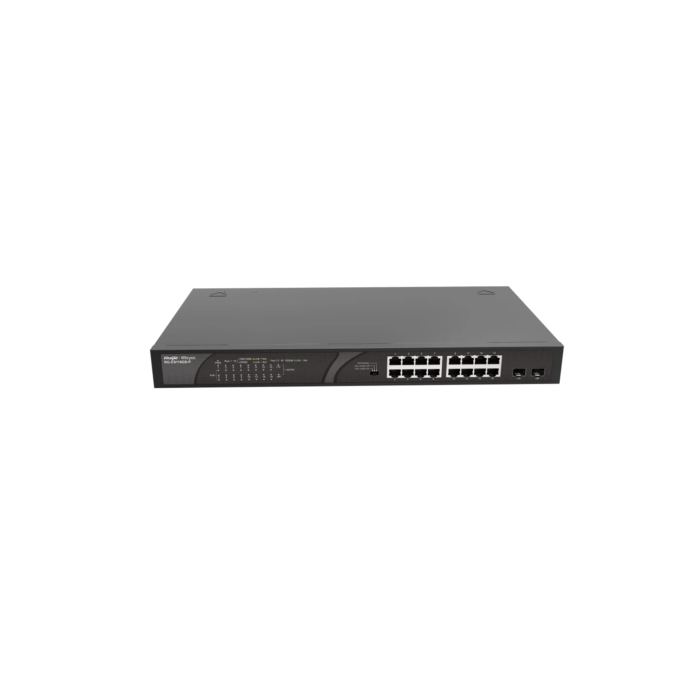 Reyee 18 Port Gigabit PoE+ Switch 16 Ports PoE + 2 SFP Ports, 274W - Image 3