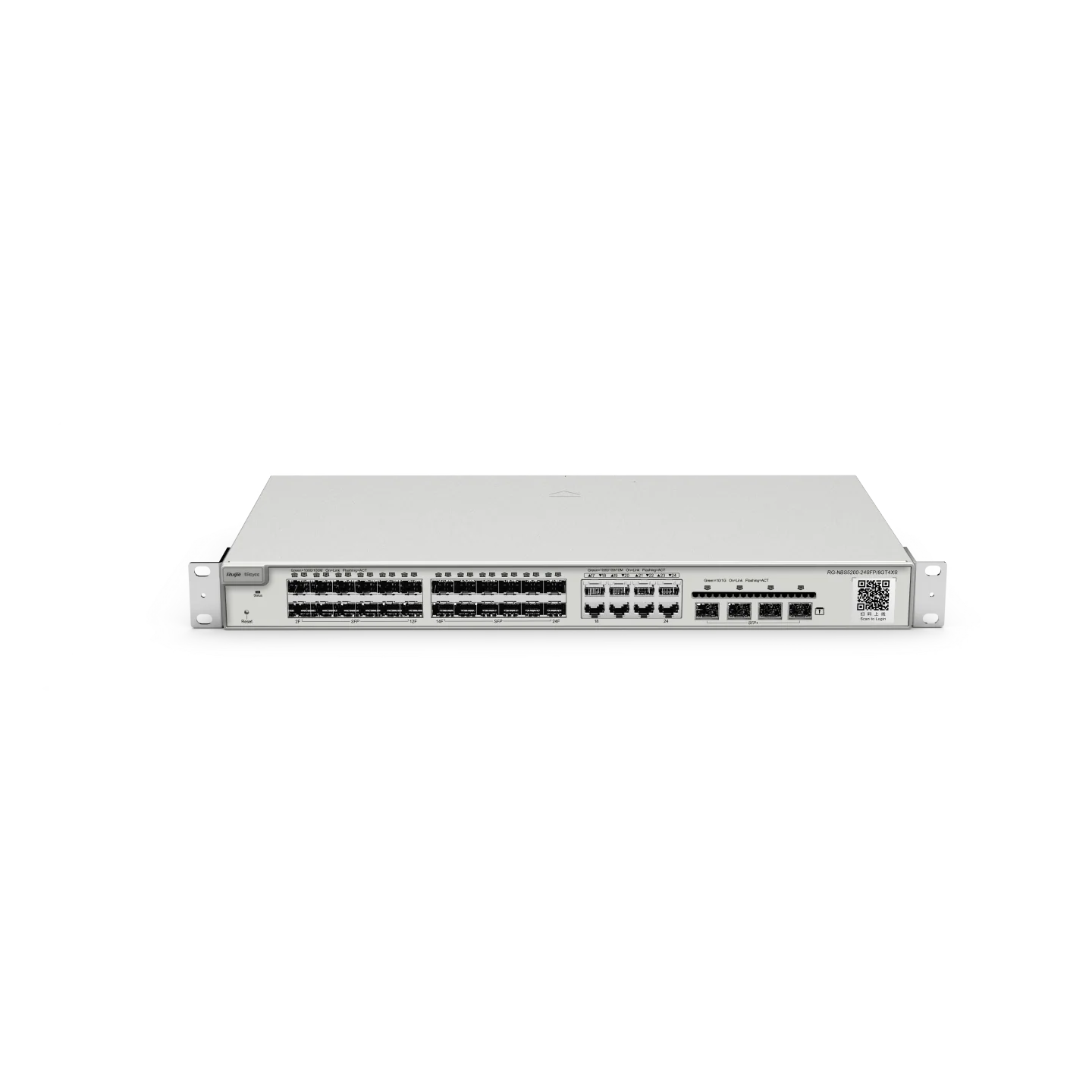 Reyee 24 Port SFP L2+ Cloud Managed Switch 24 SFP + 8 Gigabit Combo Ports + 4 x 10G SFP+ Ports - Enterprise Class - Image 3
