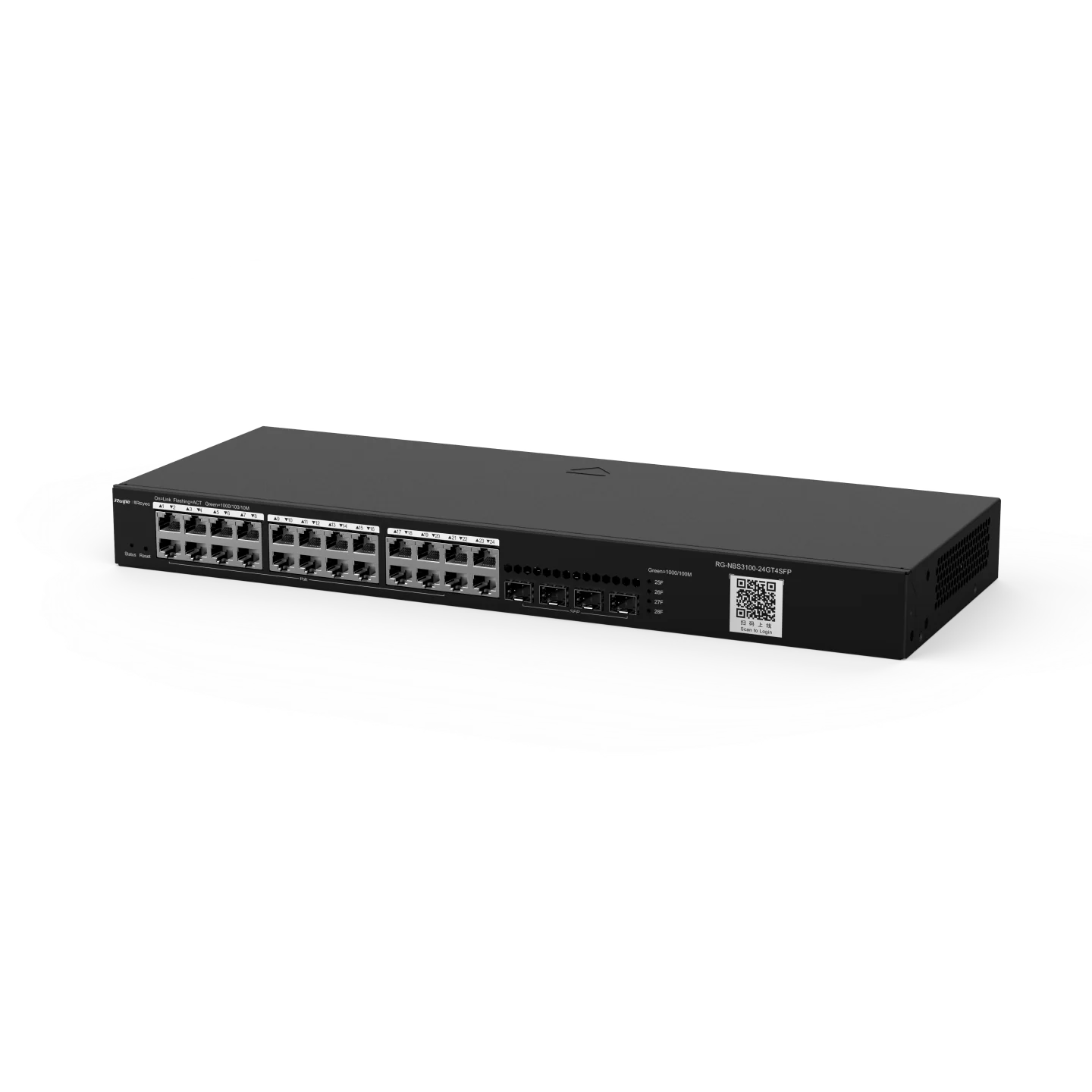 Reyee 28 Port Gigabit Layer 2 Cloud Managed Switch 24 GE + 4 SFP - Enterprise Class - Image 3