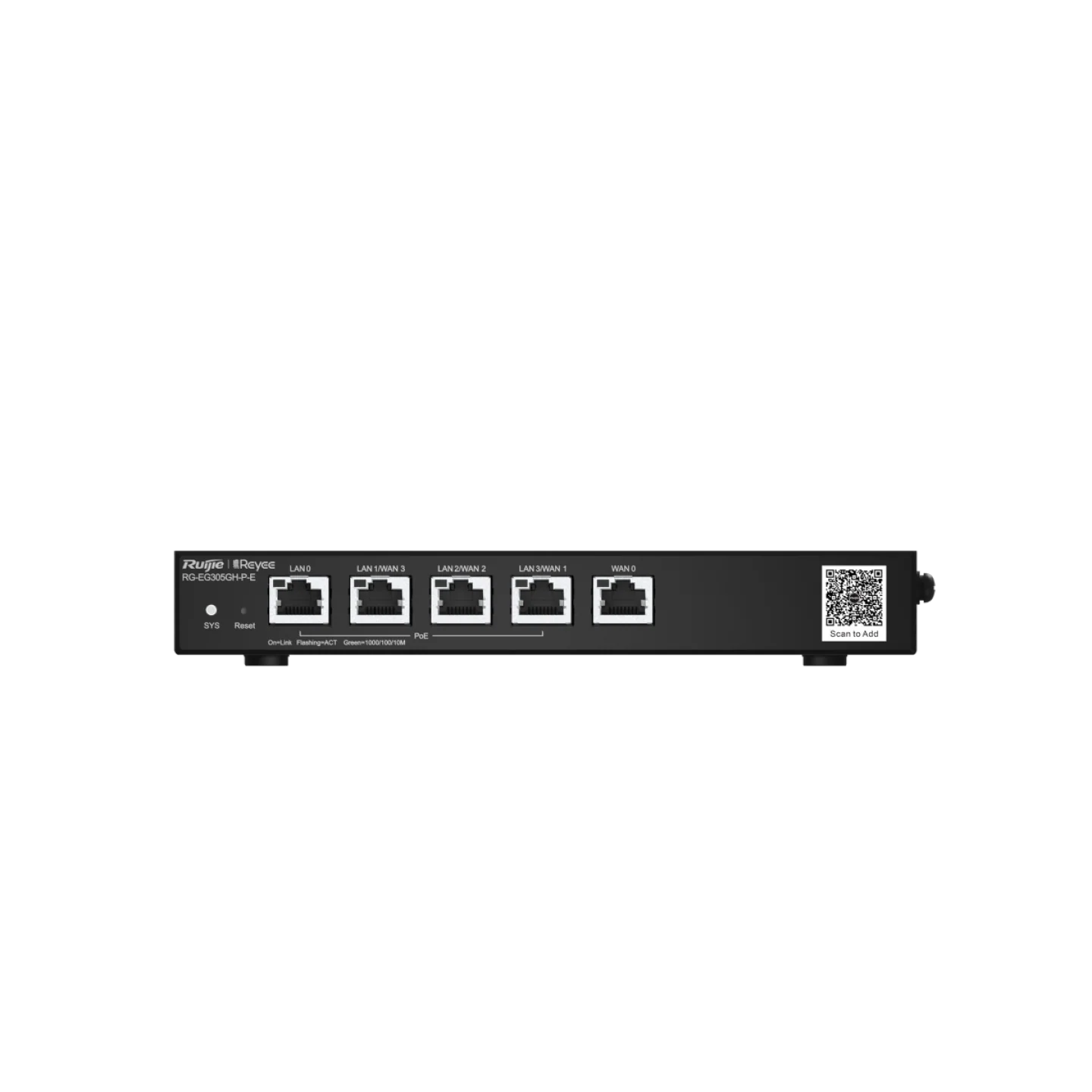 Reyee 4 Ports PoE+ Cloud Managed Router / Gateway RG-EG305GH-P-E