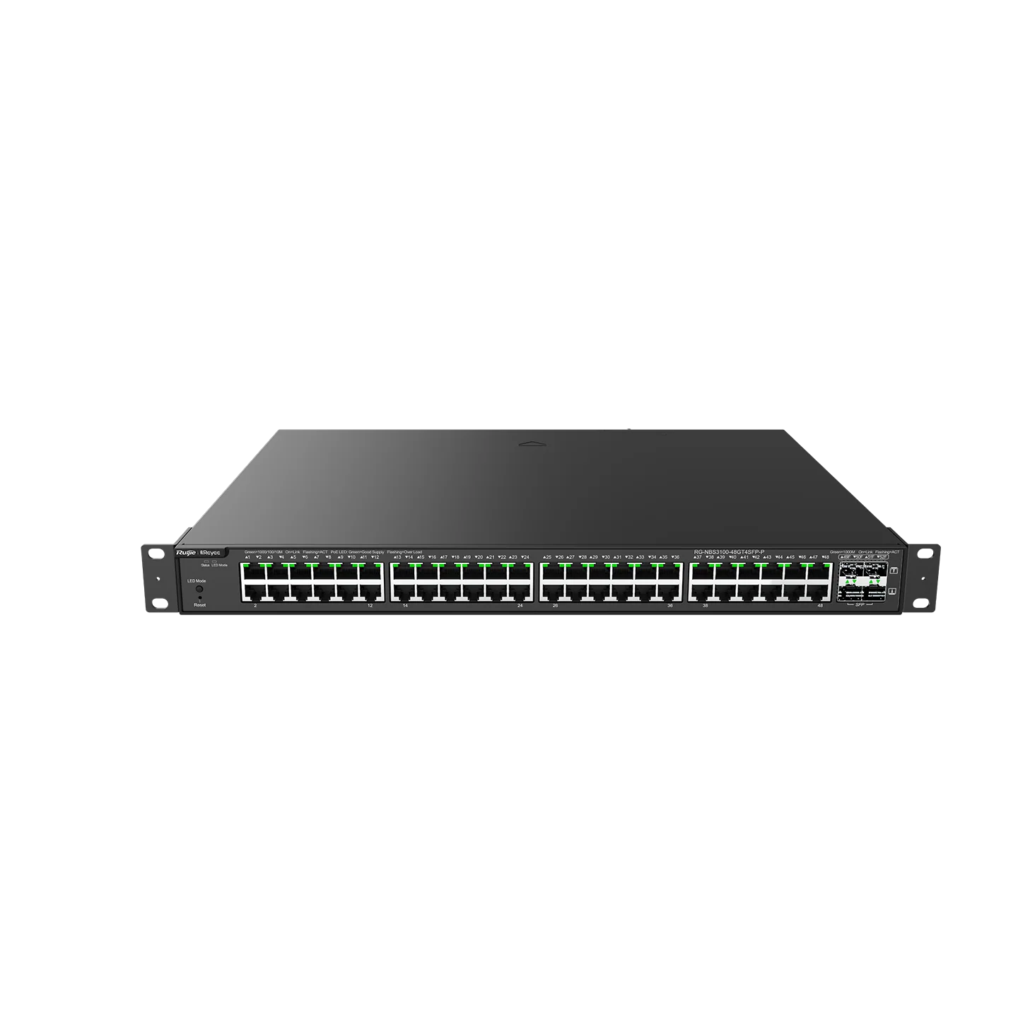 Reyee 52 Port Gigabit PoE+ Smart Switch 4 SFP Ports - Cloud Managed 370W - Image 4