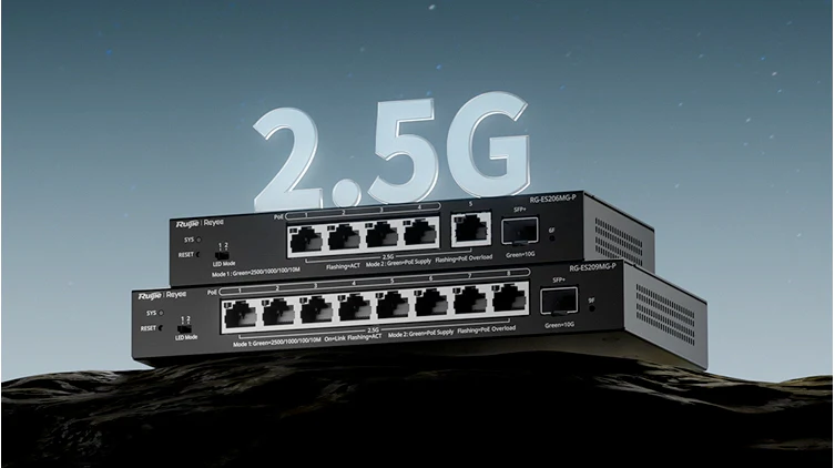 Reyee 6 Port 2.5G PoE+ Smart Switch with 10G SFP+ Port / Cloud Managed Switch, 70W - Image 7