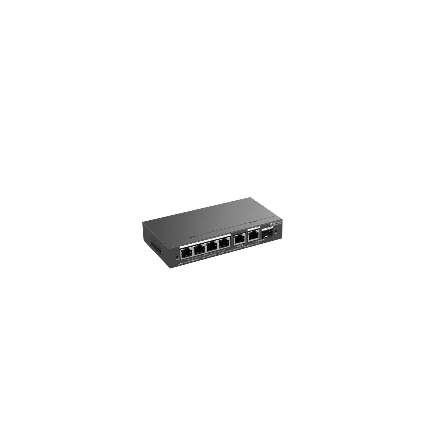 Reyee 6 Port Gigabit PoE+ Smart Switch with SFP Port - Cloud Managed Switch, 54W - Image 3