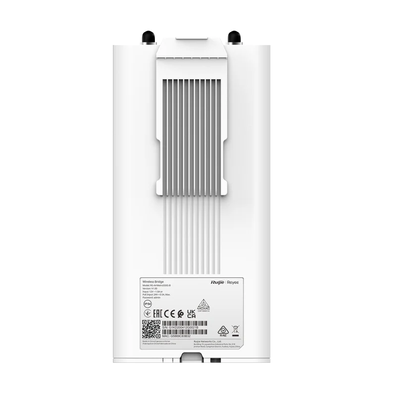 Reyee AirMetro550G-B Wireless Bridge Base Station - 2xGB Ports/10KM/PTMP up to 32 CPE's - Image 2