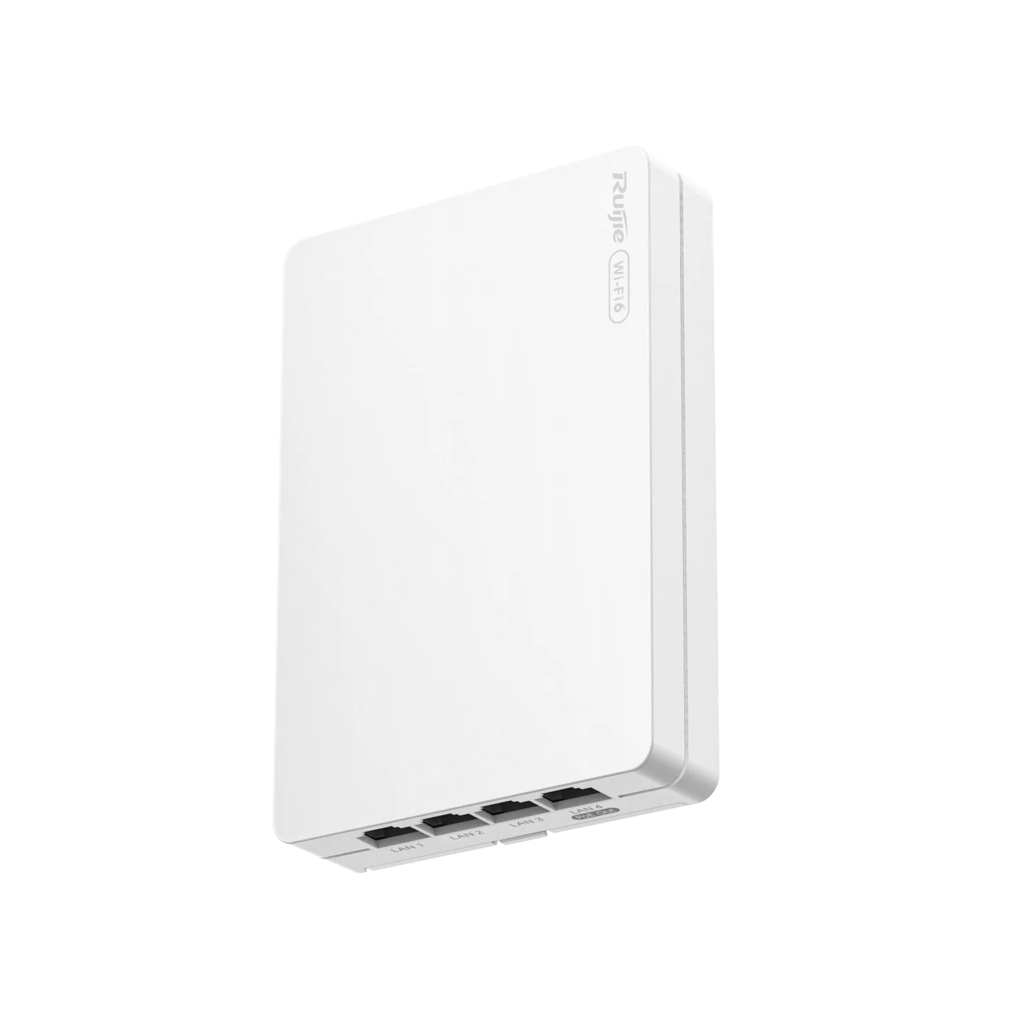 Reyee WiFi 6 Wall Plate Access Point AX3000, 4 GB Ports, PoE Out - Image 3