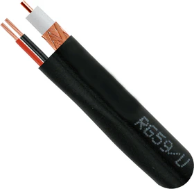 100m RG59 + Power Cable (Wooden Drum)