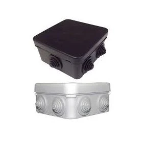 Junction Box IP55 85x85x50mm (Black)