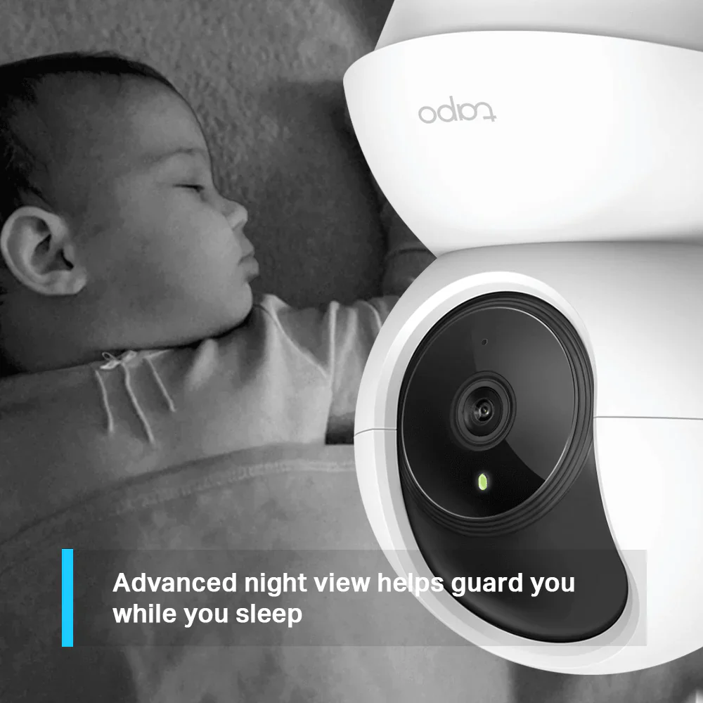 Tapo Pan/Tilt Smart Security Camera 360°, 1080p, 2-Way Audio (Tapo C200) - Image 4