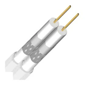 Twin White Micro Shotgun Cable CT63 (100m)